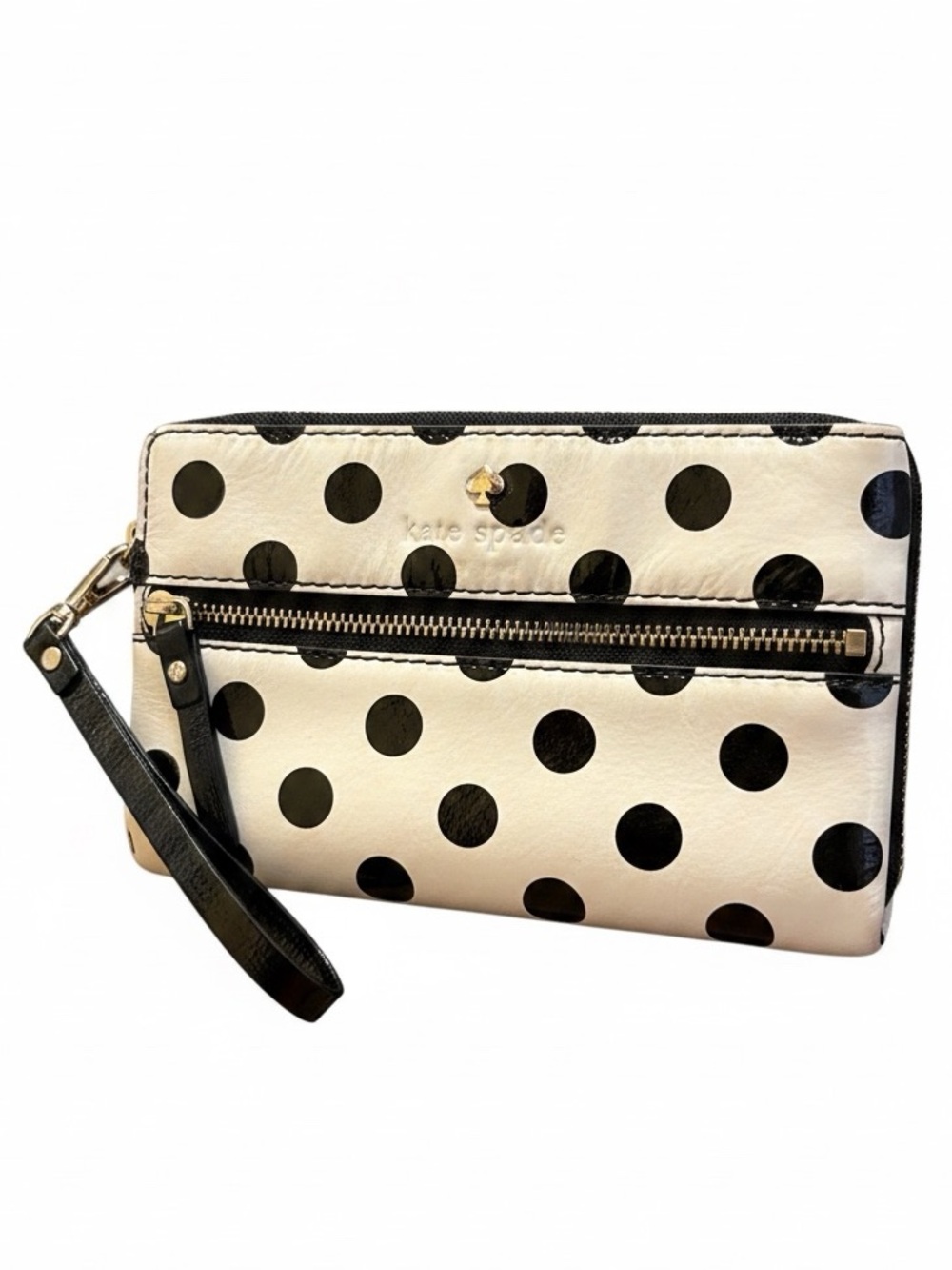 kate spade Carlisle Street Polka Dot Wristlet Polka Dot Wristlet Clutch - Picture 2 of 5